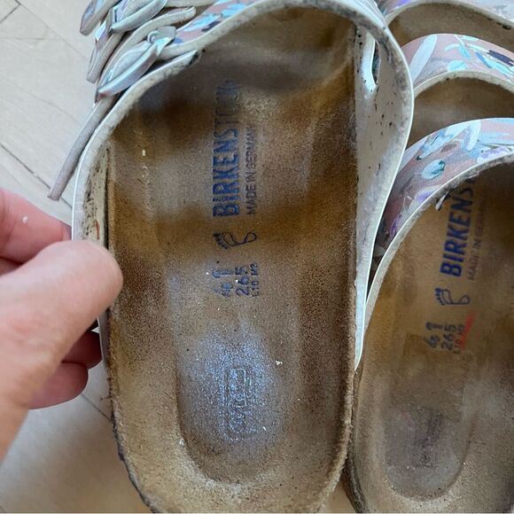 BIRKENSTOCK Florida Fresh Soft Footbed Narrow Width Multicolor Flats 10 - Picture 9 of 15